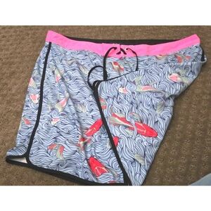 Hurley Men's Board Shorts PHANTOM KOI 18 - Blue - Size 40